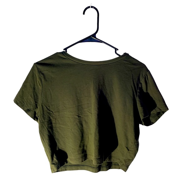 Green crop top - Picture 1 of 1